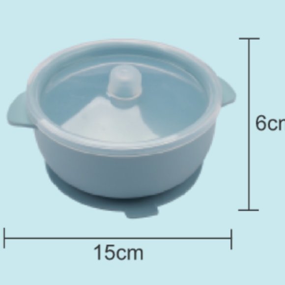 Silicone Bowl with clear lid - Picture 8 of 10